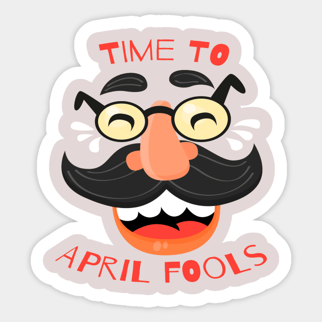 time to april fools Sticker by This is store